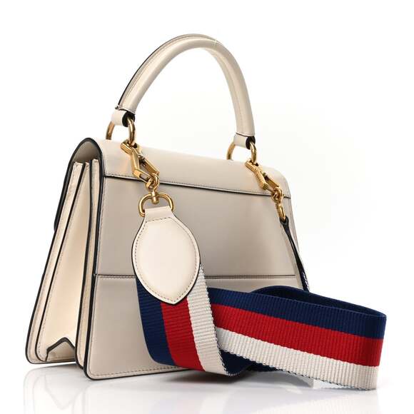 Calfskin Sylvie Web Small Queen #219531G15B - Picture 3 of 10